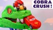 Hot Wheels Cars Challenge Cobra Crush with Toy Story 4 Duke Caboom and Marvel Avengers Hulk plus Disney Cars 3 Lightning McQueen with the Funny Funlings in this Family Friendly Race Full Episode English