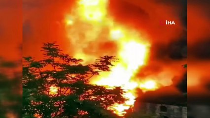 Bursa'nın tarihi mekanı böyle küle döndü