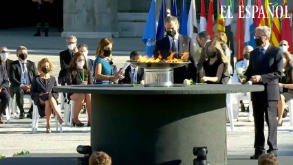 Homenaje a las víctimas del coronavirus