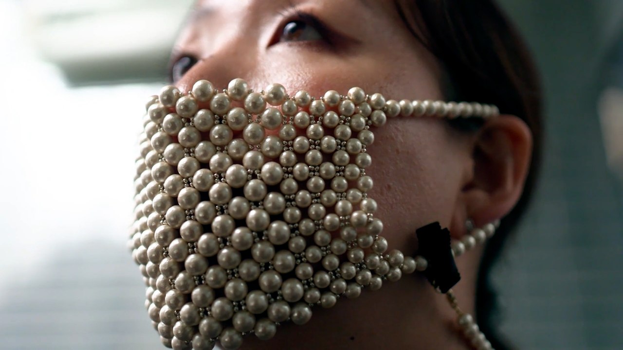 Japanese designer’s face masks with 310 real pearls put US$9,350 price tag on Covid-19 protection