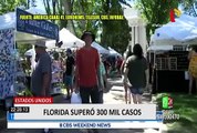 EE.UU: Florida traspasó la barrera de los 300 mil contagios por la COVID-19