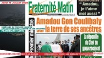 Le Titrologue du 16 Juillet 2020 : Obsèques du premier ministre, Amadou Gon sur la terre de ses ancêtres