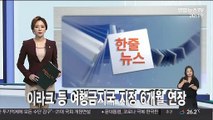 [한줄뉴스] 이라크 등 여행금지국 지정 6개월 연장 外