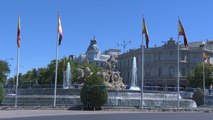 Cibeles se prepara para la posible victoria del Real Madrid en la liga