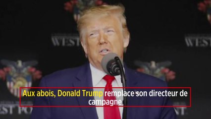 Aux abois, Donald Trump remplace son directeur de campagne