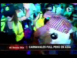 En exclusiva los carnavales Full Perú de las playas de Asia