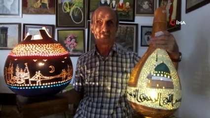 Tarım teknikeri evini sanat galerisine çevirdi