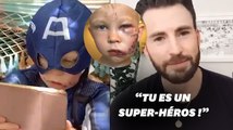 Le courage de ce petit garçon impressionne même Captain America