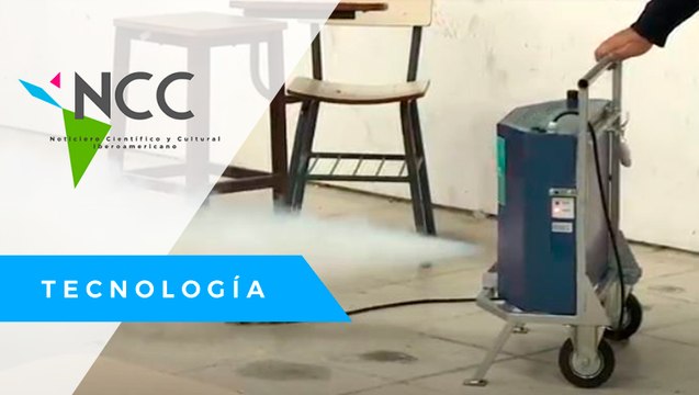 Sa­ni­ti­zar gran­des es­pa­cios a bajo cos­to aho­ra es po­si­ble gra­cias a in­ves­ti­ga­do­res ar­gen­ti­nos