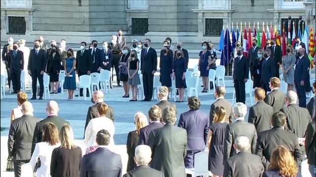 Moreno asiste al funeral de Estado por las víctimas del Covid-19