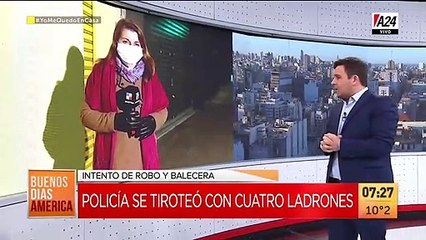 Lluvia de balas a metros de una comisaría en Parque Patricios