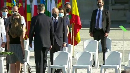 Los Reyes y sus hijas presiden el funeral de Estado por las víctimas del coronavirus