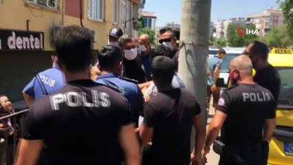 Eşi gözaltına alınan kadın, polislere zor anlar yaşattı