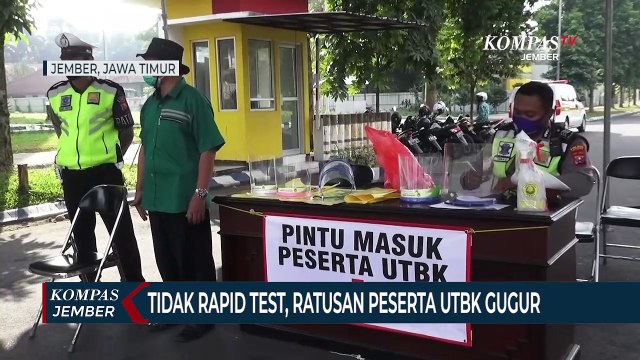 Tidak Memiliki Surat Rapid Test, Ratusan Peserta UTBK di Universitas Jember Gugur