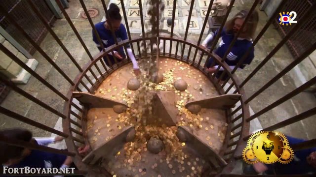 Fort Boyard 2020 : séquence de la Salle du Trésor et de la libération du Trésor avec Félindra