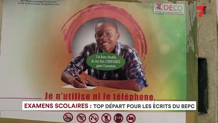 Examens scolaires: top départ pour les écrits du BEPC