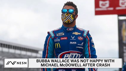 Bubba Wallace Sounds Off On Michael McDowell After Wreck