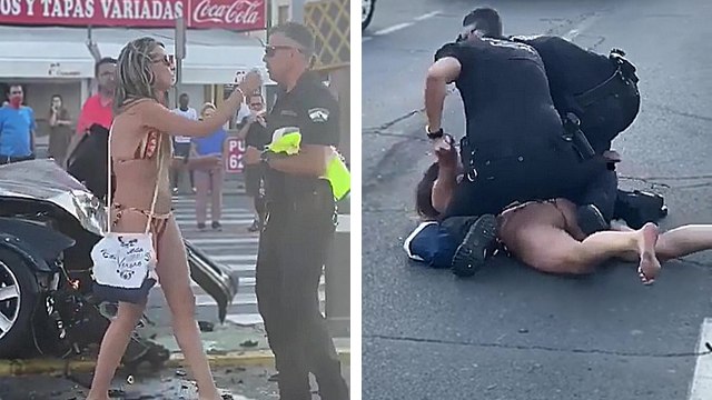 Elle danse en plein milieu de la rue après avoir eu un violent accident