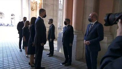 Los Reyes presiden el homenaje de Estado a las víctimas de la pandemia