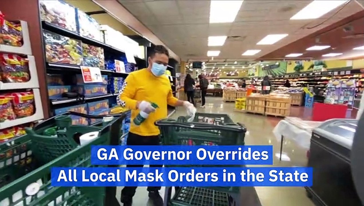 GA Governor Overrides All Local Mask Orders in the State video