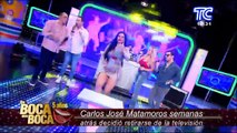 Carlos José Matamoros estuvo en ‘EnfiésTC’ ¿Será que extrañaba la televisión?