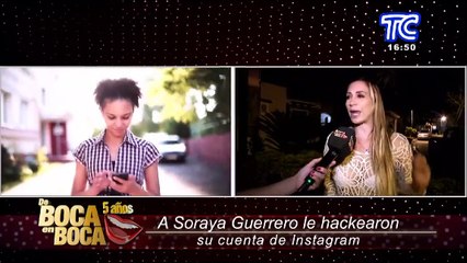 "Me cogieron de pato": Le hackearon la cuenta de Instagram a Soraya Guerrero