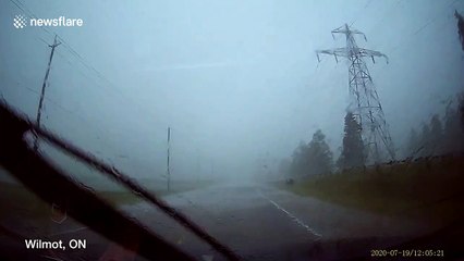 Storms rage in Ontario, Canada