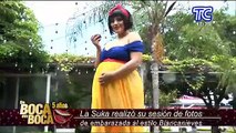 “La Suka” realizó su sesión de fotos embarazada al estilo Blancanieves
