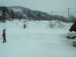 Limone - Descente en luge dans la cabane du Canada