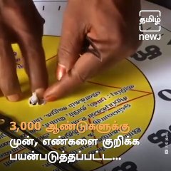 Man Designs A Clock With 3000 Years Old Tamil Letters