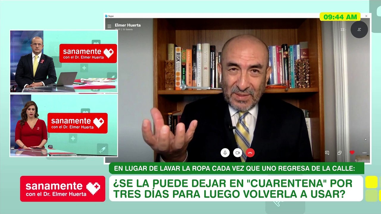 Sanamente con el Doctor Elmer Huerta: ¿Se puede dejar la ropa en cuarentena para no lavarla? (HOY)