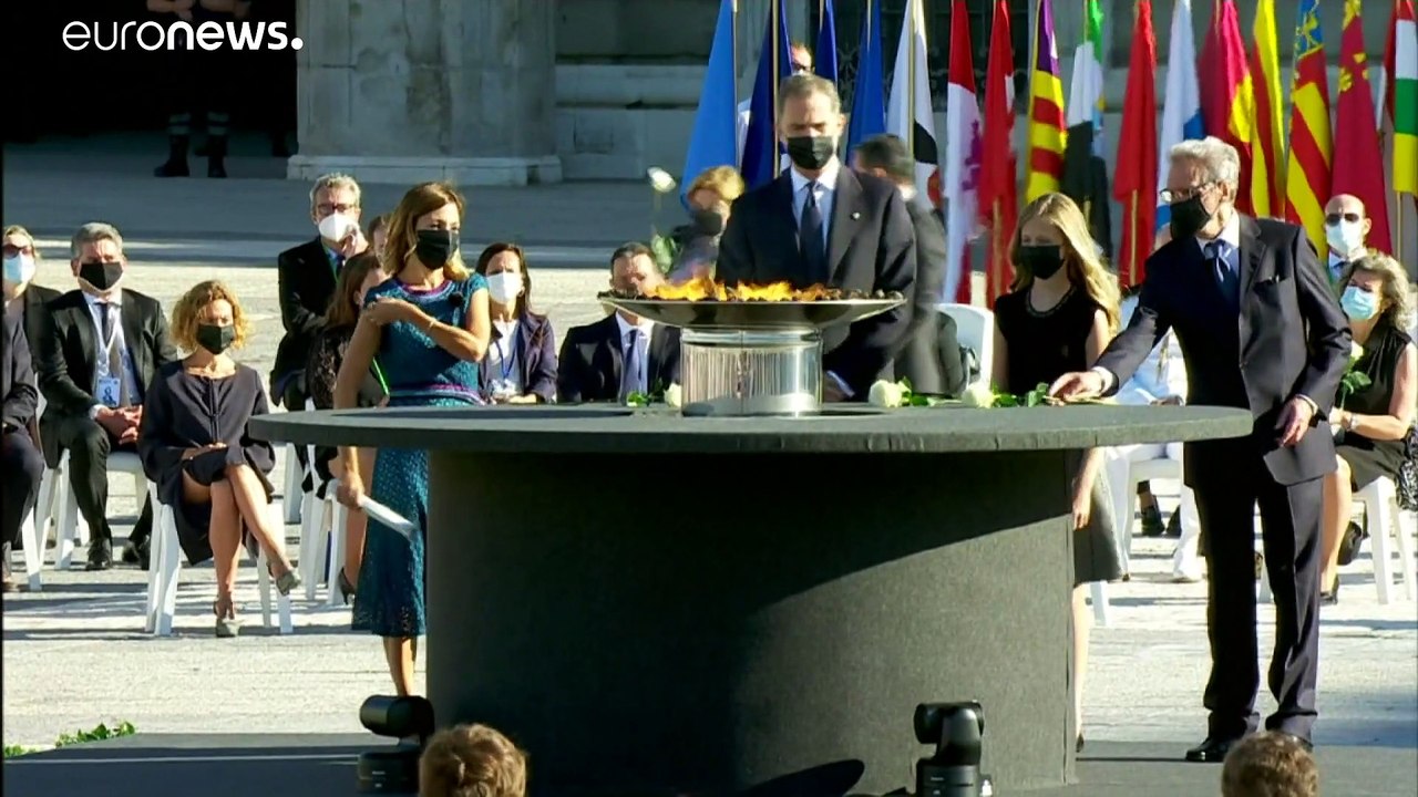 Staatsakt in Madrid: Spanien gedenkt Corona-Opfern