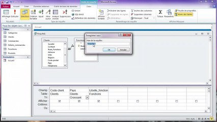 Correction du TP numéro 6 sur Access