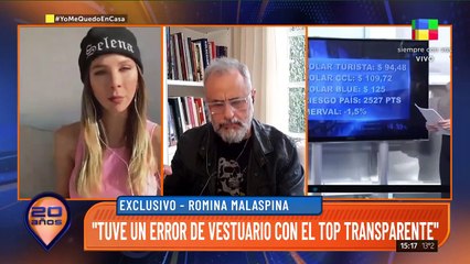 Romina Malaspina: "Sol Pérez me tiene bloqueada"