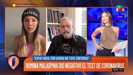 Malaspina: "Me hice el hisopado y estoy esperando los resultados"