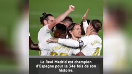 37e j. - Le Real Madrid champion d'Espagne !