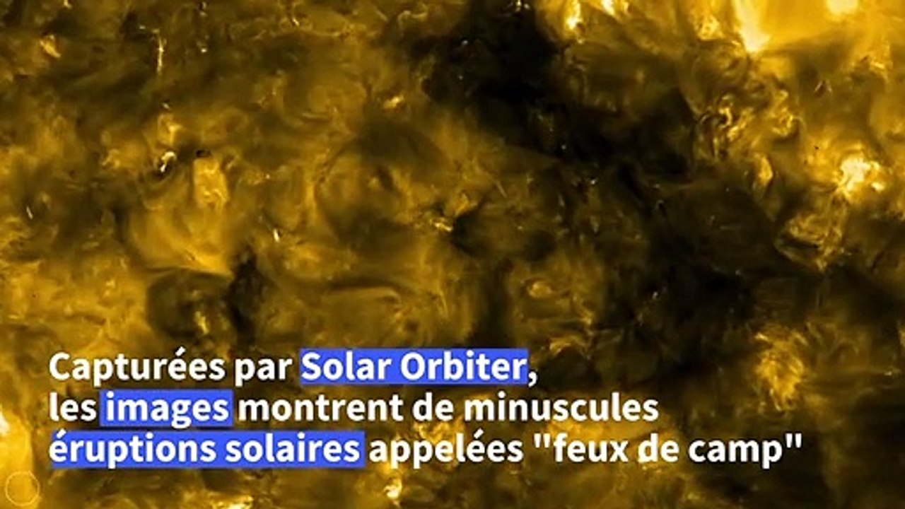 Solar Orbiter révèle des images inédites du Soleil et ses "feux de camp"