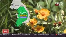 [날씨] 30도 안팎 낮더위…내륙 소나기 천둥, 번개 동반