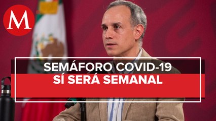 Semáforo epidemiológico se presentará este viernes y será semanal: López-Gatell
