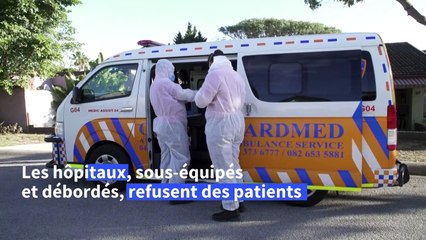 En première ligne de la crise sanitaire en Afrique du Sud, les ambulanciers au bord de l'asphyxie