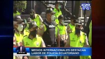 Medios internacionales destacan historia de policía ecuatoriano que tranquiliza a niño