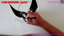 Drawing of X-MEN : Wolverine | Normal Speed | surencomicarts | drawing
