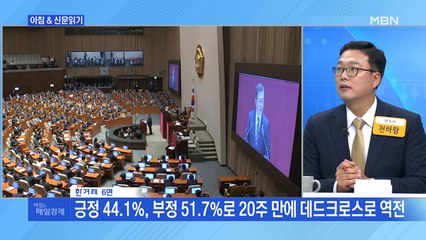 신문브리핑3 "30대·여성 떠났다…문 대통령 지지도 44%, 조국 사태 이후 최저"외 주요기사