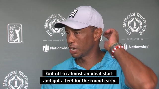 Tiger felt the nerves at Memorial Tournament return after five-month absence