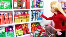 Barbie Supermarket Grocery Store - Rapunzel Grocery Shopping Toko kelontong Barbie Supermercado