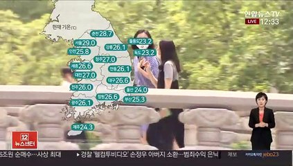 [날씨] 제헌절 30도 안팎 낮더위…내륙 요란한 소나기