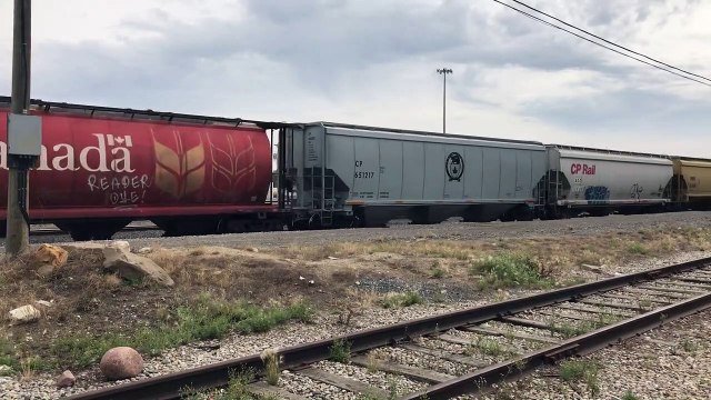 CP Grain Departing Alyth Westbound