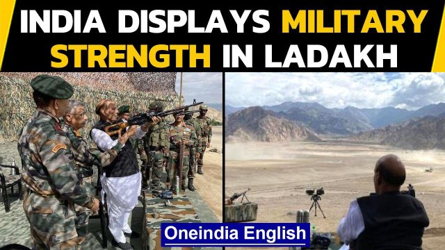 Rajnath Singh in Ladakh: Military strength display amid India-China tensions | Oneindia News