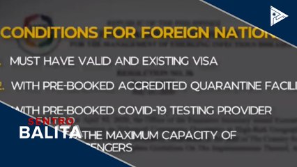 Mga dayuhang may long-term visa, maaari nang pumasok sa bansa simula August 1