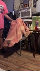 Little boy acting reaction is excellent. #Invisiblechallenge ‼️